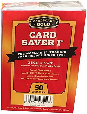 Karton Arany Kártya Saver 1 - PSA/lenne beégés Osztályozott Kártya Benyújtására Jogosultak 50 Egyedi Új Megtakarítók