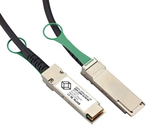 Fekete Doboz QSFP+ 40G Cisco QSFP-H40G-CU0-5M Twinax DAC Kábel 50cm