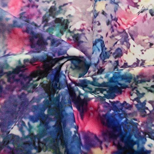 Női Nyári Felsők Plus Size Könyök Hosszúságú, 3/4-Es Ujjú Ing Sleeve Melegítőfelső Esztétikai Nyakkendő Festék Festés