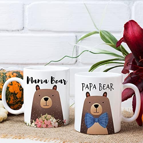 Fatbaby Mama Medve Papa Maci Kávés Csészék,apák Napja anyák Napi ajándékok, Anya-Apa,Karácsonyi Ajándékok a Szülőknek