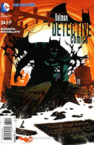 A detective Comics (2 Sorozat) 34 VF/NM ; DC képregény | Új 52