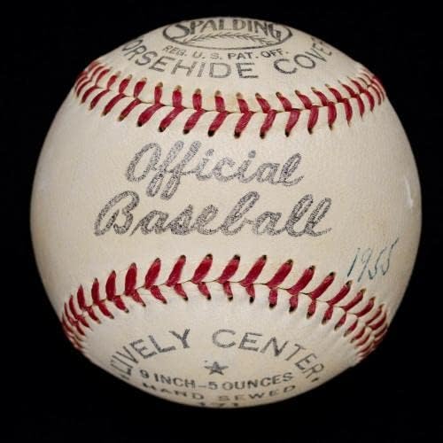 Egyetlen Ismert Clarence Rowland Egyetlen Dedikált Baseball 1917 White Sox D. 1969 SZÖVETSÉG - Dedikált Baseball