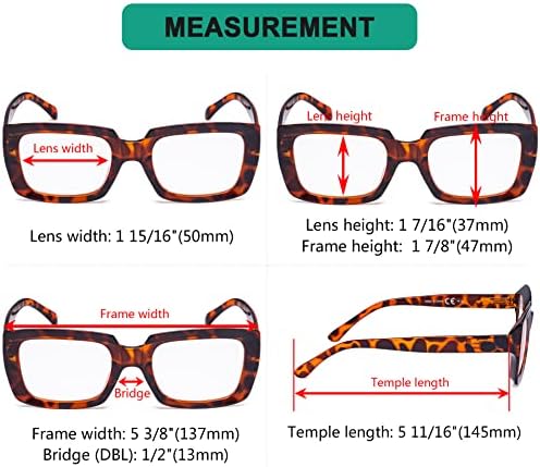 Eyekepper Menteni 10% - os Csomagban 4 Csomag Női Olvasó Szemüveg, 4 Csomag Olvasók a Nők +1.50