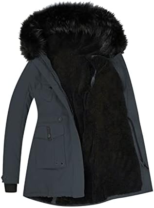 A téli Kabátok Női Túlméretezett Kapucnis Kabát Plus Size Vastag Fleece Bélelt Bélelt Kabát műszőrme Kabátot Puffer