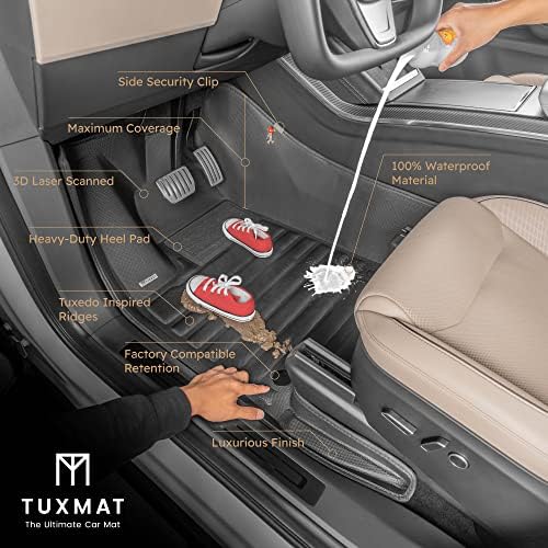 TuxMat - a Cadillac XT6 7-Üléses 2020-2024 Modellek - Egyéni autószőnyeg - Maximális Lefedettség, Mind az Időjárás,