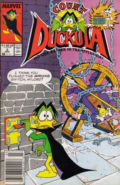 Gróf Duckula 3 (Újságos) VG ; Marvel képregény | Danger Mouse