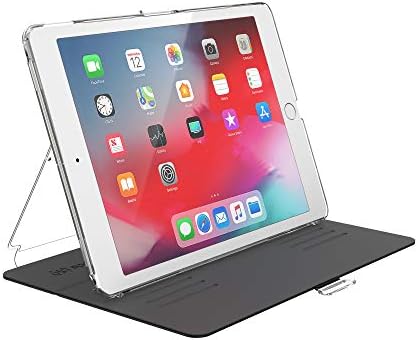Speck Termékek BalanceFolio Tiszta iPad Air (2019) Ügyben (Is illik 10.5-es iPad Pro), Fekete/Átlátszó