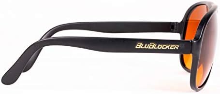 BluBlocker, Fekete Eredeti Aviator Napszemüveget, karcálló Lencsére | Blokkok - a Kék Fény, illetve UVA & UVB Sugarak