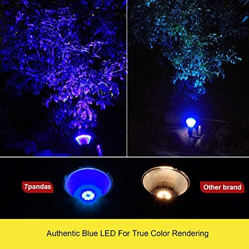 7Pandas Kék LED Par38 Árvíz Izzók, True Color Teljes Üveg Kültéri Vízálló LED Világítás, E26 Bázis (90W Halogén Egyenértékű),