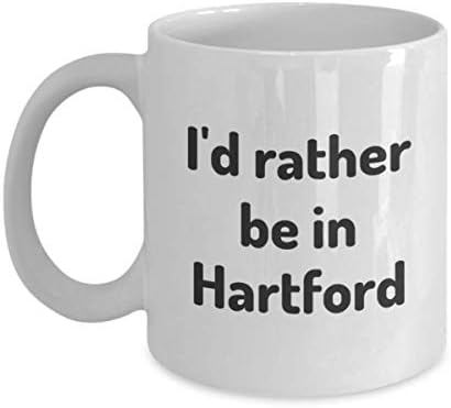 Inkább Hartford Tea Csésze Utazó Munkatársa, Barátja, Ajándék Connecticut Utazási Bögre Jelen
