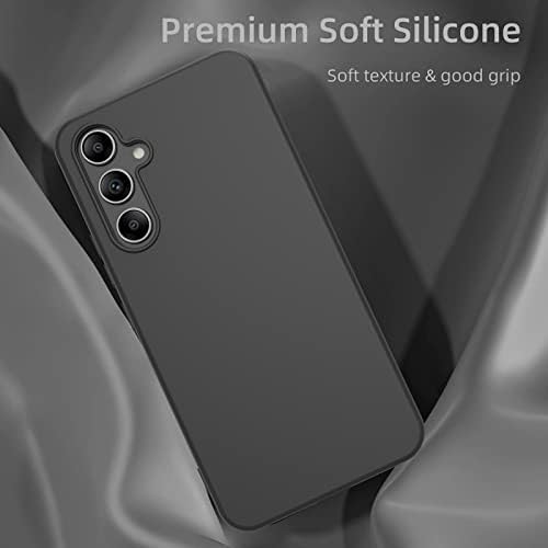 Weycolor Samsung Galaxy A54 5G az Esetben a [ Edzett Üveg kijelző Védő fólia 2 Csomag], Szilikon Vékony, Puha Illik