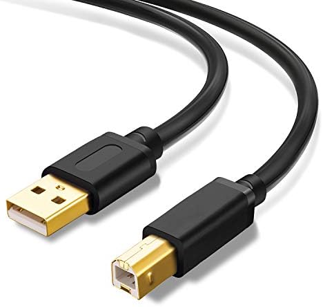 Nyomtató Kábel 15Ft,USB Nyomtató Kábel, USB 2.0, A Típusú Férfi B Férfi Szkenner Kábel Nagy Sebességű Testvér, HP, Canon,