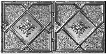 10 (2' x 4') Lap Tin Felső 2414 80 négyzetméter.ft. 24, Dekoratív Viktoriánus Design