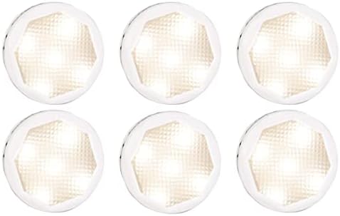 KINDEEP Újratölthető LED-es Korong Fény, Szabályozható, 16 színű LED Alatt Szekrény Világítás Távirányítóval, Időzítés