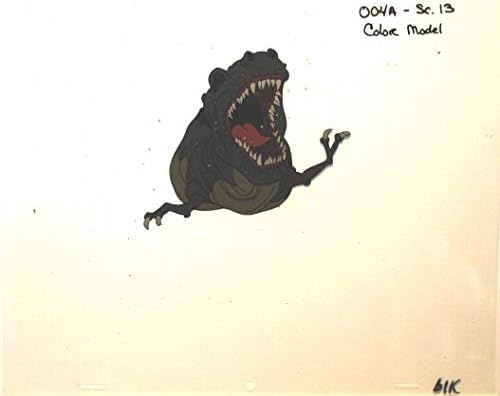 Őslények országa, Eredeti - Don Bluth Studios - Animáció Szín Modell Cel a T-Rex A Megfelelő Rajz