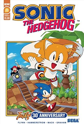 Sonic the Hedgehog: Írás, 30 éves 1A VF/NM ; IDW képregény