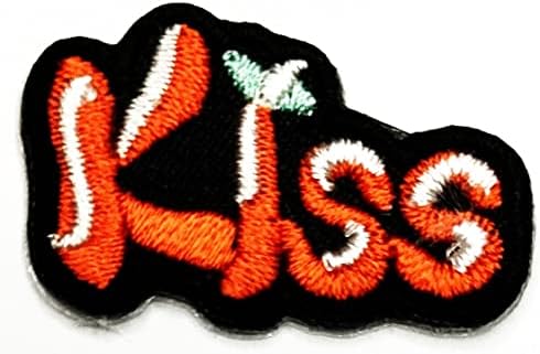 Kleenplus 3pcs. Mini Kiss Narancssárga Folt Leveleket Hímzett Applied Kézműves Kézzel készített Baba Gyerek Lány Női