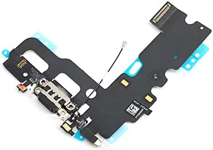 E-JAVÍTÁS Töltés Port Fejhallgató Jack Flex Kábel Csere az iPhone-t 7 (4.7 inch) (Fekete)
