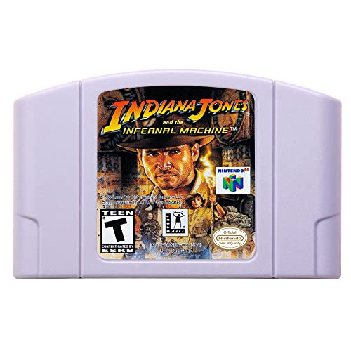 Új N64 Játékok Patron Indiana Jones pedig a Pokoli Gép MINKET NTSC Verzió Az N64 Konzol Játék Kártya