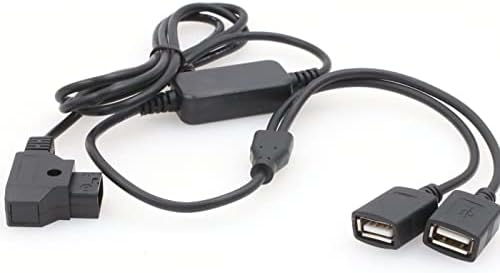 ZBLZGP D-érintse meg, hogy a Kettős USB 5V 2A Adapter hálózati Kábel V-Mount Akkumulátor Mobiltelefon