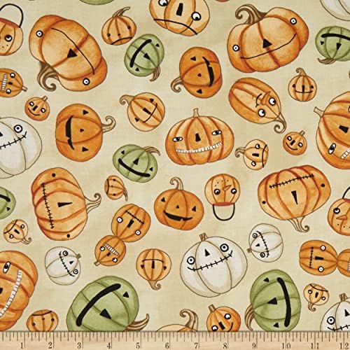 Riley Blake Halloween Hóbort Sütőtök, Pergamen, Szövet, A gyár által