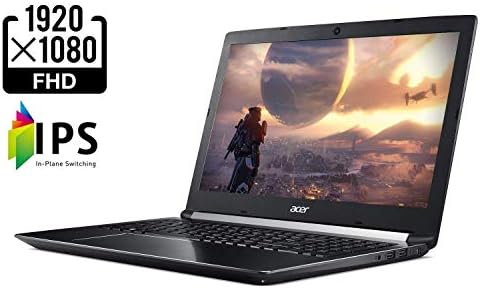 Acer Aspire 7 Laptop, 15.6 Full HD IPS Kijelző, Intel 6-Core i7-8750H, 256 gb-os SSD + 1TB Firecuda Játék SSHD, 16GB