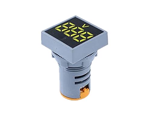 PURYN 22mm Mini Digitális Voltmérő Tér AC 20-500V Voltos Feszültség Teszter Méter Power LED Kijelző Kijelző (Színe :