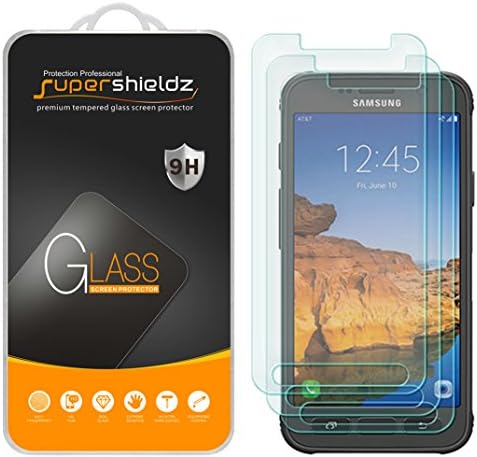 (3 Csomag) Supershieldz Célja a Samsung (Galaxy S7 Aktív) (Nem Alkalmas Galaxy S7 Modell) Edzett Üveg kijelző Védő fólia,