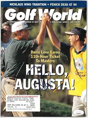 Davis Szerelem, III aláírt Golf Világ Teljes Magazin 4/7/1995 - SZÖVETSÉG EE63438 (Masters @ Augusta) - Dedikált Golf